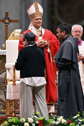 ROME - VATICAN - POPE - 2026 10 8 Italy, Rome, Vatican, 2026 10 8 Pope Leo XIV celebrates Holy Mass for the academic year at the Pontifical Universities in St Peter s Basilica in the Vatican . EDITORIAL USE ONLY - NO BOOKS Copyright: xx