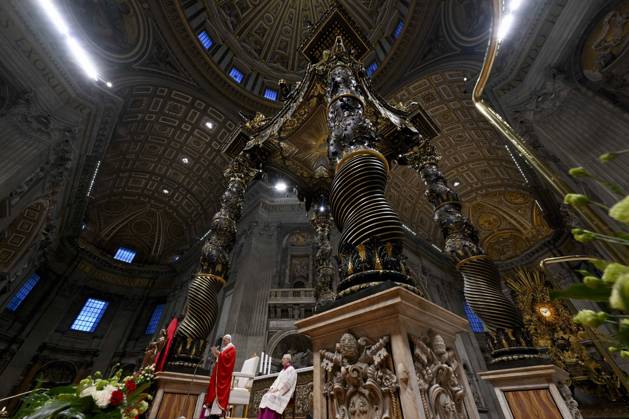 IPA89439401 - Italy, Rome, Vatican, October 8, 2026: Pope Leo XIV presides over Holy Mass for the inauguration of the academic year at the pontifical universities in St. Peter s Basilica in the Vatican. Photo by VATICAN MEDIA Catholic Press Photo Copyright: xVATICANxMEDIA xCatholicxPressxPhotox xx IPA89439401