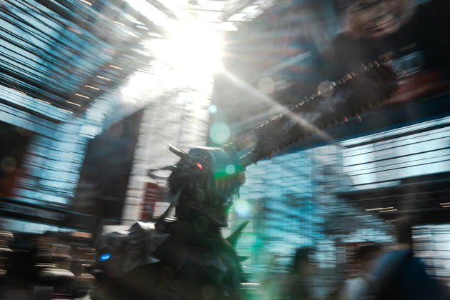 October 8, 2026, New York, New York, USA: A person in cosplay at the 2026 New York Comic Con at the Javits Center on October 8, 2026 in New York. New York USA - ZUMAb148 20261008_zap_b148_062 Copyright: xBryanxSmithx