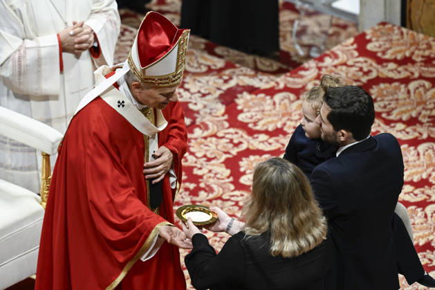 IPA89439423 - Italy, Rome, Vatican, October 8, 2026: Pope Leo XIV presides over Holy Mass for the inauguration of the academic year at the pontifical universities in St. Peter s Basilica in the Vatican. Photo by VATICAN MEDIA Catholic Press Photo Copyright: xVATICANxMEDIA xCatholicxPressxPhotox xx IPA89439423