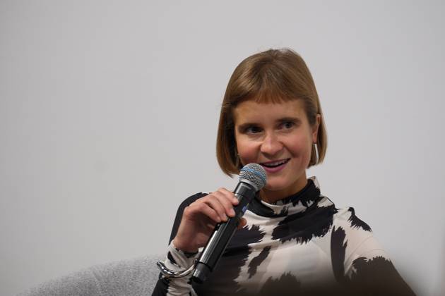 08.10.2026 Frankfurt am Main, Messe Frankfurter Buchmesse 2026 Autorin Caroline Wahl präsentiert ihren Roman 1999 Meter über dem Meer