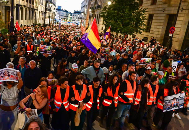 October 8, 2026, Madrid, Madrid, SPAIN: March in memory of Maricarmen, who died after being evicted from her home and became a symbol of the struggle for housing rights and against real-estate speculation. Madrid SPAIN - ZUMAz108 20261008_znp_z108_002 Copyright: xRichardxZubelzux