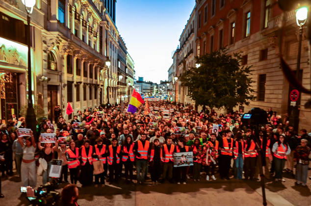 October 8, 2026, Madrid, Madrid, SPAIN: March in memory of Maricarmen, who died after being evicted from her home and became a symbol of the struggle for housing rights and against real-estate speculation. Madrid SPAIN - ZUMAz108 20261008_znp_z108_003 Copyright: xRichardxZubelzux