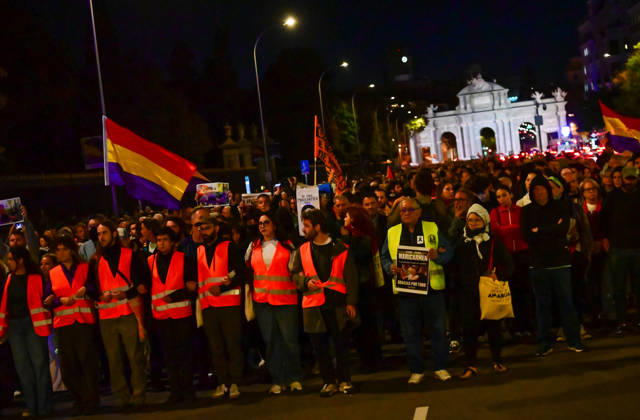 October 8, 2026, Madrid, Madrid, SPAIN: March in memory of Maricarmen, who died after being evicted from her home and became a symbol of the struggle for housing rights and against real-estate speculation. Madrid SPAIN - ZUMAz108 20261008_znp_z108_010 Copyright: xRichardxZubelzux