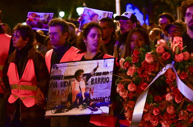 October 8, 2026, Madrid, Madrid, SPAIN: March in memory of Maricarmen, who died after being evicted from her home and became a symbol of the struggle for housing rights and against real-estate speculation. Madrid SPAIN - ZUMAz108 20261008_znp_z108_013 Copyright: xRichardxZubelzux