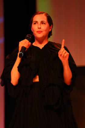 October 8, 2026, Dinard, Bretagne, France: Jury president AMIRA CASAR during the Opening Ceremony of the 37th Dinard British and Irish Film Festival in Dinard, France. Dinard France - ZUMAc179 20261008_zep_c179_042 Copyright: xMickaelxChavetx
