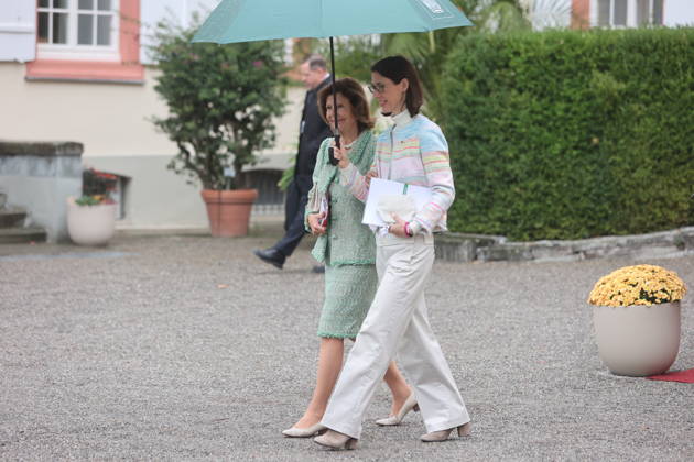 Königin Silvia von Schweden und Bettina Gräfin Bernadotte beim Jubiläum der Mentor-Stiftung auf der Insel Mainau. Mainau, 08.10.2026 Copyright: xAgenturxMatthiasxWehnertx xM.xGränzdörferx