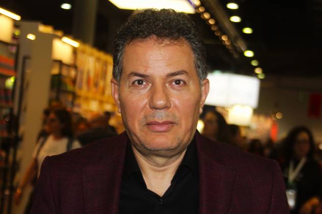 Bookfair - Frankfurt am Main, Deutschland. Die 78. Frankfurter Buchmesse 2026, zweiter Messetag. Die FBM gilt als der weltweit wichtigste Handelsplatz für gedruckte und digitale Inhalte sowie als eines der bedeutendsten kulturellen Ereignisse des Jahres für Bücher. Foto: Hamed Abdel-Samad, ägyptisch-deutscher Politikwissenschaftler und Publizist. Der Öffentlichkeit ist er vor allem als Autor islamkritischer Werke bekannt.