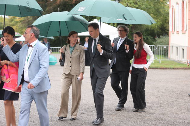 Georg Friedrich Prinz von Preußen, Philipp Haug beim Jubiläum der Mentor-Stiftung auf der Insel Mainau. Mainau, 08.10.2026 Copyright: xAgenturxMatthiasxWehnertx xM.xGränzdörferx