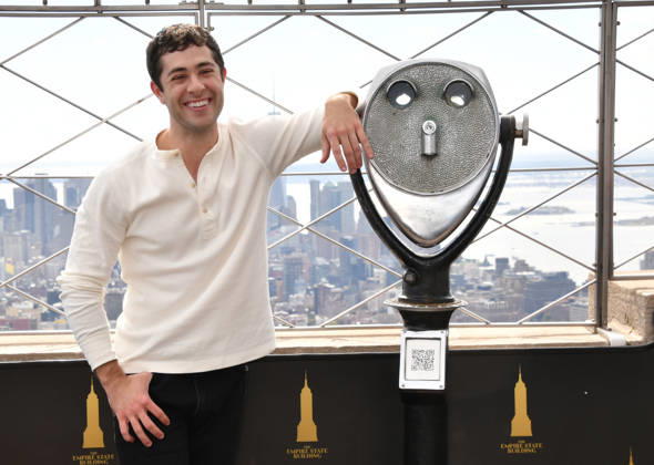 NEW YORK, NY- OCTOBER 8: Jaren Lewison at the Empire State Building to Celebrate the Premiere of CBS New Series, Eternally Yours on October 8, 2026 in New York City. Copyright: xmpi099 MediaPunchx