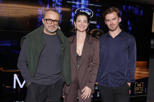 Exclusive - Minotaure Premiere - Paris Exclusive - Andrey Zvyagintsev, Iris Lebedeva and Yuriy Zavalnyouk attend the photocall for the premiere of The Minotaure held at the UGC Les Halles Cinema in Paris, France on October 8, 2026. Photo by David Boyer ABACAPRESS.COM Paris France Copyright: xBoyerxDavid ABACAx