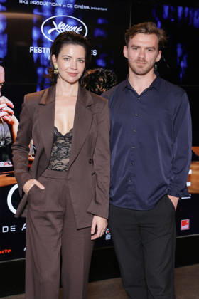 Exclusive - Minotaure Premiere - Paris Exclusive - Iris Lebedeva and Yuriy Zavalnyouk attend the photocall for the premiere of The Minotaure held at the UGC Les Halles Cinema in Paris, France on October 8, 2026. Photo by David Boyer ABACAPRESS.COM Paris France Copyright: xBoyerxDavid ABACAx