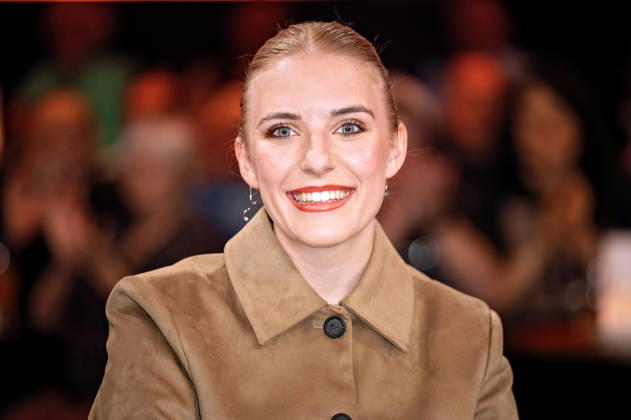MDR - Riverboat. Sängerin Johanna Mross anläßlich der Aufzeichnung der MDR - Talkshow Riverboat am 08.10.2026 in der Mediacity Leipzig. 20261008SFL0017