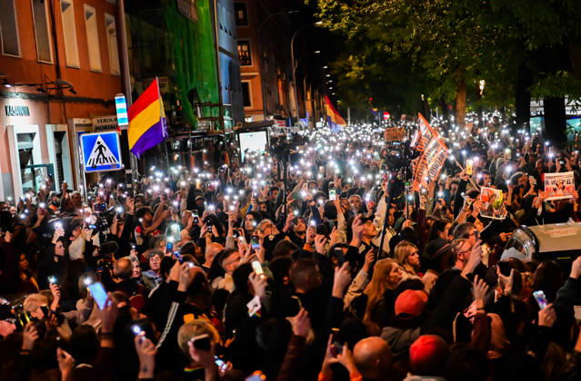 October 8, 2026, Madrid, Madrid, SPAIN: March in memory of Maricarmen, who died after being evicted from her home and became a symbol of the struggle for housing rights and against real-estate speculation. Madrid SPAIN - ZUMAz108 20261008_znp_z108_015 Copyright: xRichardxZubelzux