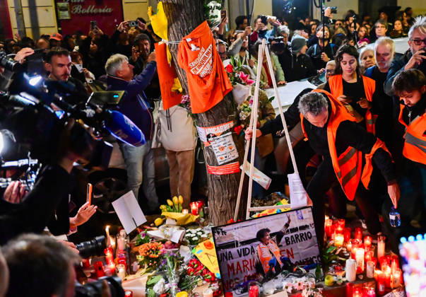 October 8, 2026, Madrid, Madrid, SPAIN: March in memory of Maricarmen, who died after being evicted from her home and became a symbol of the struggle for housing rights and against real-estate speculation. Madrid SPAIN - ZUMAz108 20261008_znp_z108_019 Copyright: xRichardxZubelzux
