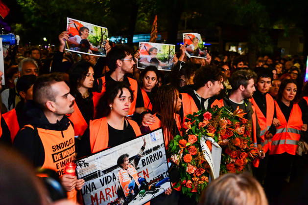 October 8, 2026, Madrid, Madrid, SPAIN: March in memory of Maricarmen, who died after being evicted from her home and became a symbol of the struggle for housing rights and against real-estate speculation. Madrid SPAIN - ZUMAz108 20261008_znp_z108_021 Copyright: xRichardxZubelzux
