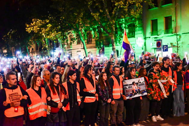October 8, 2026, Madrid, Madrid, SPAIN: March in memory of Maricarmen, who died after being evicted from her home and became a symbol of the struggle for housing rights and against real-estate speculation. Madrid SPAIN - ZUMAz108 20261008_znp_z108_032 Copyright: xRichardxZubelzux