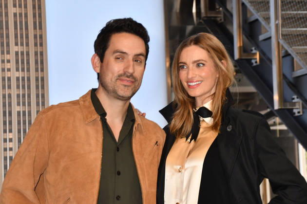 NEW YORK, NY- OCTOBER 8: Ed Weeks and Allegra Edwards at the Empire State Building to Celebrate the Premiere of CBS New Series, Eternally Yours on October 8, 2026 in New York City. Credit: AdMedia New York City USA - ZUMAa123 20261008_zaa_a123_083 Copyright: xJohnxFyckex