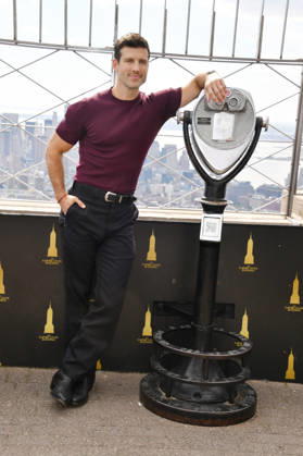 NEW YORK, NY- OCTOBER 8: Parker Young at the Empire State Building to Celebrate the Premiere of CBS New Series, Eternally Yours on October 8, 2026 in New York City. Credit: AdMedia New York City USA - ZUMAa123 20261008_zaa_a123_100 Copyright: xJohnxFyckex