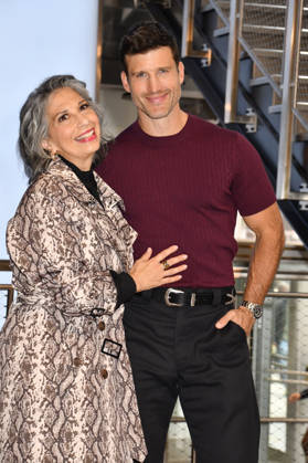 NEW YORK, NY- OCTOBER 8: Rose Abdoo and Parker Young at the Empire State Building to Celebrate the Premiere of CBS New Series, Eternally Yours on October 8, 2026 in New York City. Credit: AdMedia New York City USA - ZUMAa123 20261008_zaa_a123_108 Copyright: xJohnxFyckex