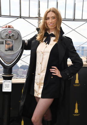 NEW YORK, NY- OCTOBER 8: Allegra Edwards at the Empire State Building to Celebrate the Premiere of CBS New Series, Eternally Yours on October 8, 2026 in New York City. Credit: AdMedia New York City USA - ZUMAa123 20261008_zaa_a123_114 Copyright: xJohnxFyckex