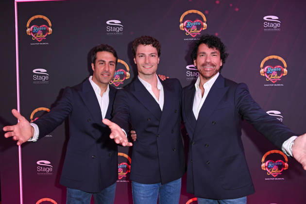 Impulso Tenors (German Gholami, Val Mihelcic, Laszlo Maleczky) bei der & JULIA MUSICALPREMIERE im Stage Palladium Theater in Stuttgart am 08.10.2026