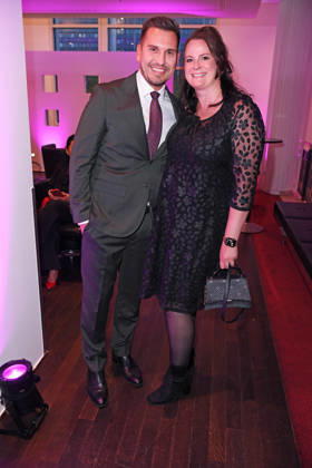 Chris Fleischhauer, Simone Wimmer (Hitradio Antenne 1) bei der & JULIA MUSICALPREMIERE im Stage Palladium Theater in Stuttgart am 08.10.2026