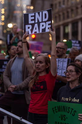 October 8, 2026, New York, New York, USA: Hundreds of sexual assualt survivors and aliies came together in solidarity with Jane Doe in the wake of the Cornell 7 case. Speakers from womens rights groups Women s March, Me Too, Feminist Generation and Feminist took the stage to speak on the culture of sexual violence in the US. New York USA - ZUMAh214 20261008_znp_h214_007 Copyright: xSDxHerzogx