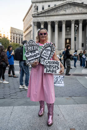 October 8, 2026, New York, New York, USA: Hundreds of sexual assualt survivors and aliies came together in solidarity with Jane Doe in the wake of the Cornell 7 case. Speakers from womens rights groups Women s March, Me Too, Feminist Generation and Feminist took the stage to speak on the culture of sexual violence in the US. New York USA  - ZUMAh214 20261008_znp_h214_035 Copyright: xSDxHerzogx