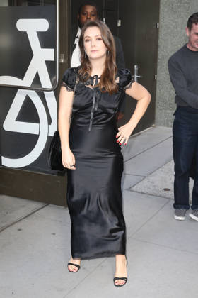 October 8, 2026, New York, New York, USA: BILLIE LOURD arrives at ABC Studios New York USA  - ZUMAh16_ 20261008_zaf_h16_013 Copyright: xDanxHerrickx
