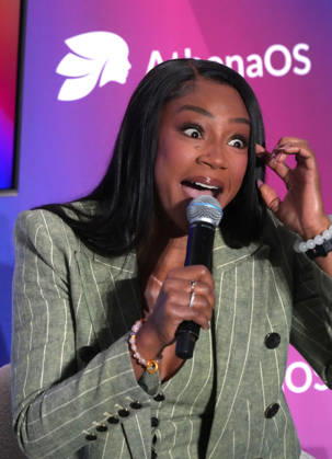 October 8, 2026, New York, New York, USA: TIFFANY HADDISH attends the ZETA Live Conference 2026 at David Geffen Hall in New York s Lincoln Center. New York USA - ZUMAms4_ 20261008_faf_ms4_007 Copyright: xSoniaxMoskowitzxGordonx