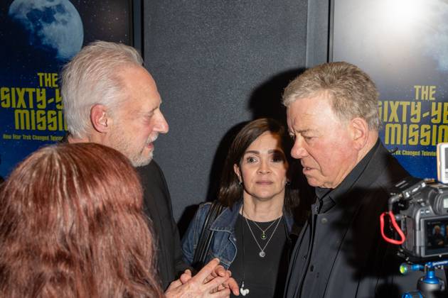 October 8, 2026, New York, New York, United States: Brent Spiner (L) and William Shatner (R) attend. The Sixty Year Mission: How Star Trek Changed Television And The World New York premiere at Regal Times Square on October 08, 2026 in New York City. New York United States  - ZUMAs197 20261008_aaa_s197_305 Copyright: xRonxAdarx