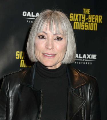 October 8, 2026, New York, New York, USA: Actor NANA VISITOR seen during the red carpet arrivals for the New York All Media Premiere Screening of The Sixty-Year Mission - How Star Trek Changed Television and the World held at Regal Times Square Theaters. New York USA  - ZUMAk03_ 20261008_zaf_k03_009 Copyright: xNancyxKaszermanx