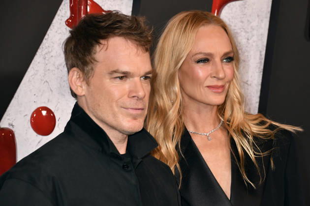 NEW YORK, NY - OCTOBER 8: Michael C. Hall and Uma Thurman at Dexter 20th Anniversary Celebration & Dexter: Resurrection Season 2 premiere at Chelsea Industrial on October 8, 2026 in New York City. Credit: AdMedia New York City USA - ZUMAa123 20261008_zaa_a123_183 Copyright: xJohnxFyckex