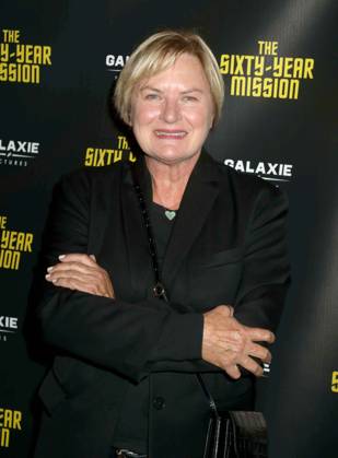 October 8, 2026, New York, New York, USA: Actor DENISE CROSBY seen during the red carpet arrivals for the New York All Media Premiere Screening of The Sixty-Year Mission - How Star Trek Changed Television and the World held at Regal Times Square Theaters. New York USA  - ZUMAk03_ 20261008_zaf_k03_045 Copyright: xNancyxKaszermanx