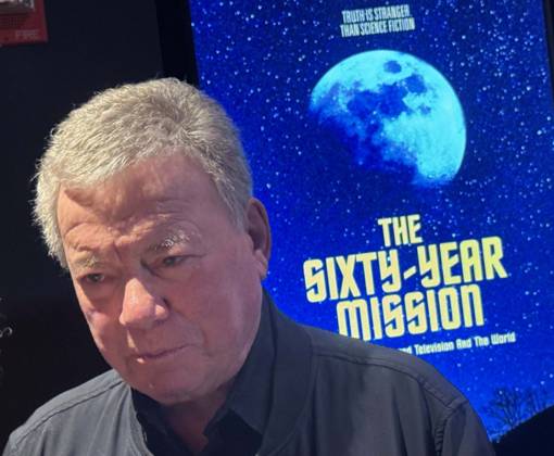 October 8, 2026, New York, New York, USA: Actor WILLIAM SHATNER seen during the red carpet arrivals for the New York All Media Premiere Screening of The Sixty-Year Mission - How Star Trek Changed Television and the World held at Regal Times Square Theaters. New York USA  - ZUMAk03_ 20261008_zaf_k03_066 Copyright: xNancyxKaszermanx