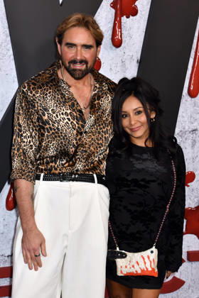 NEW YORK, NY - OCTOBER 8: Joey Camasta and Nicole ‘Snookiâ€⠢ Polizzi at Dexter 20th Anniversary Celebration & Dexter: Resurrection Season 2 premiere at Chelsea Industrial on October 8, 2026 in New York City. Credit: AdMedia New York City USA - ZUMAa123 20261008_zaa_a123_134 Copyright: xJohnxFyckex
