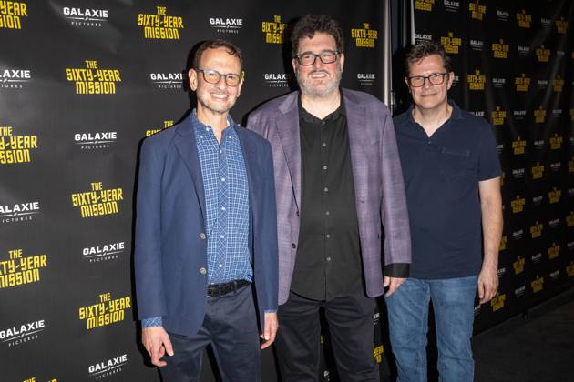 October 8, 2026, New York, New York, United States: (L-R) Thomas Vitale, Mark A. Altman and Ashley Miller attend. The Sixty Year Mission: How Star Trek Changed Television And The World New York premiere at Regal Times Square on October 08, 2026 in New York City. New York United States - ZUMAs197 20261008_aaa_s197_309 Copyright: xRonxAdarx