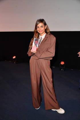 Collien Fernandes bei der Verleihung der Brigitte Award 2026 im Kino International in Berlin am 08.10.2026
