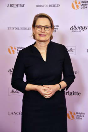 Stefanie Hubig (Bundesministerin für Justiz und Verbraucherschutz) bei der Verleihung der Brigitte Award 2026 im Kino International in Berlin am 08.10.2026