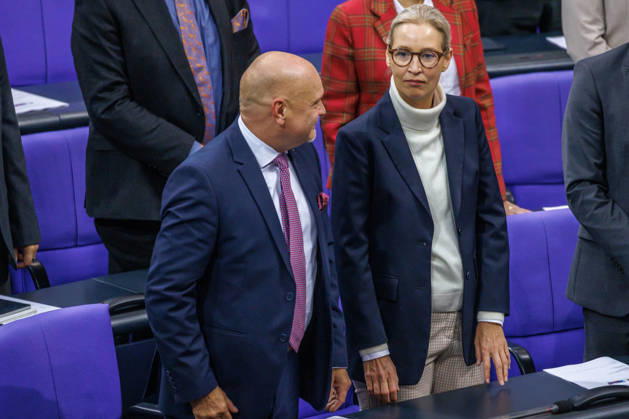 Bundestag Alice Weidel (AfD) im Deutschen Bundestag am 09.10.26 in Berlin. Berlin Berlin Deutschland Bundestag
