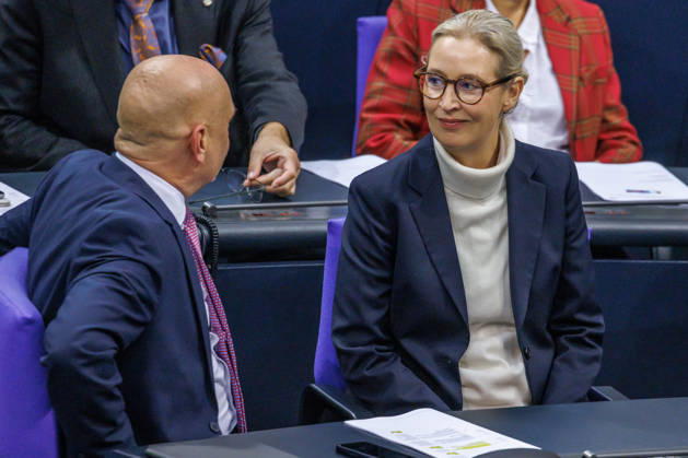 Bundestag Alice Weidel (AfD) im Deutschen Bundestag am 09.10.26 in Berlin. Berlin Berlin Deutschland Bundestag