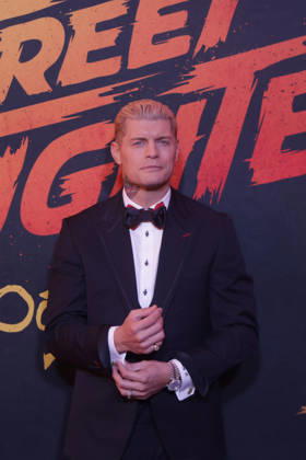 Street Fighter Red Carpet And Fan Event in Mexico City WWE wrestler Cody Rhodes attends the official red carpet and fan event for the upcoming live-action film Street Fighter at CinÃ polis Universidad on October 08, 2026 in Mexico City, Mexico. (Photo by Ismael Rosas Eyepix Group) Copyright: xIsmaelxRosas xEyepixxGroupx IR_08102026_198667