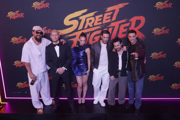 Street Fighter Red Carpet And Fan Event in Mexico City (L-R) Jason Momoa, Cody Rhodes, Callina Liang, Andrew Koji, Kitao Sakurai and Noah Centineo attend the official red carpet and fan event for the upcoming live-action film Street Fighter at CinÃ polis Universidad on October 08, 2026 in Mexico City, Mexico. (Photo by Ismael Rosas Eyepix Group) Copyright: xIsmaelxRosas xEyepixxGroupx IR_08102026_198700