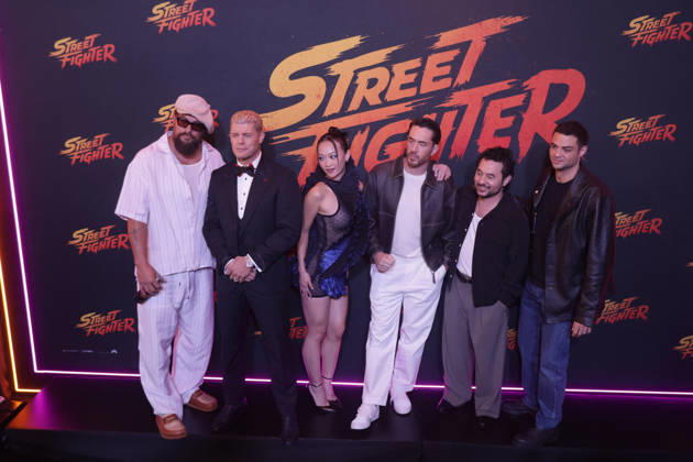 Street Fighter Red Carpet And Fan Event in Mexico City (L-R) Jason Momoa, Cody Rhodes, Callina Liang, Andrew Koji, Kitao Sakurai and Noah Centineo attend the official red carpet and fan event for the upcoming live-action film Street Fighter at CinÃ polis Universidad on October 08, 2026 in Mexico City, Mexico. (Photo by Ismael Rosas Eyepix Group) Copyright: xIsmaelxRosas xEyepixxGroupx IR_08102026_198704