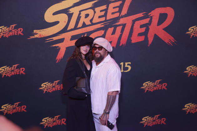 Street Fighter Red Carpet And Fan Event in Mexico City Actor Jason Momoa and Adria Arjona attend the official red carpet and fan event for the upcoming live-action film Street Fighter at CinÃ polis Universidad on October 08, 2026 in Mexico City, Mexico. (Photo by Ismael Rosas Eyepix Group) Copyright: xIsmaelxRosas xEyepixxGroupx IR_08102026_198635