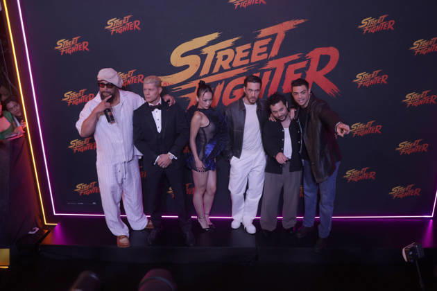Street Fighter Red Carpet And Fan Event in Mexico City (L-R) Jason Momoa, Cody Rhodes, Callina Liang, Andrew Koji, Kitao Sakurai and Noah Centineo attend the official red carpet and fan event for the upcoming live-action film Street Fighter at CinÃ polis Universidad on October 08, 2026 in Mexico City, Mexico. (Photo by Ismael Rosas Eyepix Group) Copyright: xIsmaelxRosas xEyepixxGroupx IR_08102026_198699