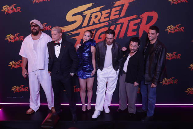 Street Fighter Red Carpet And Fan Event in Mexico City (L-R) Jason Momoa, Cody Rhodes, Callina Liang, Andrew Koji, Kitao Sakurai and Noah Centineo attend the official red carpet and fan event for the upcoming live-action film Street Fighter at CinÃ polis Universidad on October 08, 2026 in Mexico City, Mexico. (Photo by Ismael Rosas Eyepix Group) Copyright: xIsmaelxRosas xEyepixxGroupx IR_08102026_198705