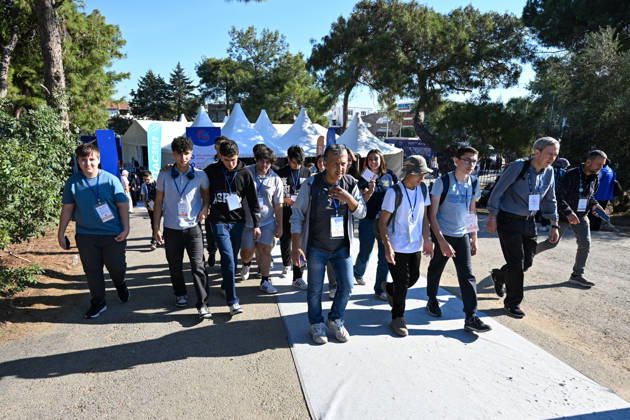 77th International Astronautical Congress in Antalya ANTALYA, TURKIYE - OCTOBER 9: People visit the 77th International Astronautical Congress (IAC 2026) on its last day open to public at the NEST Congress Center in Antalya, Turkiye, on October 09, 2026. Organized by the International Astronautical Federation (IAF), the congress is being held under the coordination of the Turkish Ministry of Industry and Technology and co-hosted by the Turkish Space Agency (TUA) and SAHA Istanbul, with Anadolu serving as the Global Communication Partner. Muhammed Abdullah Kurtar Anadolu Antalya Turkey. Editorial use only. Please get in touch for any other usage.  Copyright: x2026xAnadoluxMuhammedxAbdullahxKurtarx