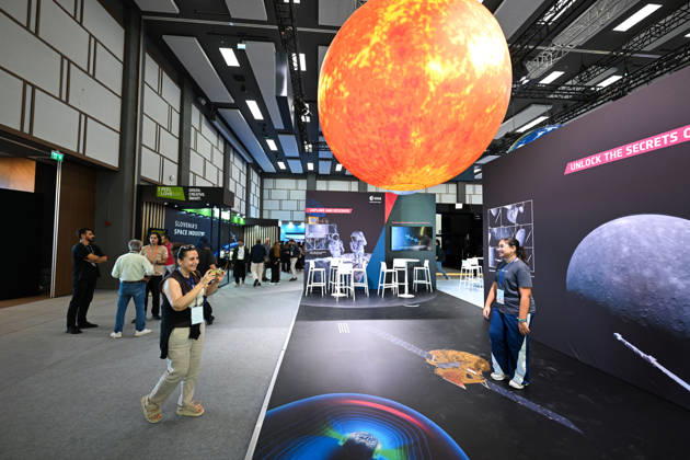 77th International Astronautical Congress in Antalya ANTALYA, TURKIYE - OCTOBER 9: People visit the 77th International Astronautical Congress (IAC 2026) on its last day open to public at the NEST Congress Center in Antalya, Turkiye, on October 09, 2026. Organized by the International Astronautical Federation (IAF), the congress is being held under the coordination of the Turkish Ministry of Industry and Technology and co-hosted by the Turkish Space Agency (TUA) and SAHA Istanbul, with Anadolu serving as the Global Communication Partner. Muhammed Abdullah Kurtar Anadolu Antalya Turkey. Editorial use only. Please get in touch for any other usage.  Copyright: x2026xAnadoluxMuhammedxAbdullahxKurtarx